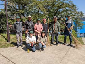 中久保公園清掃後